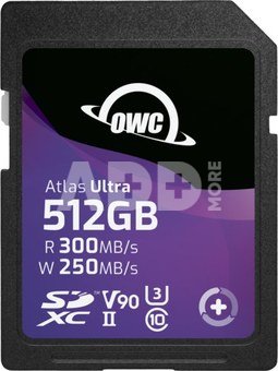 OWC SD ATLAS S ULTRA SDHC UHS-II R300/W250 (V90) 512GB