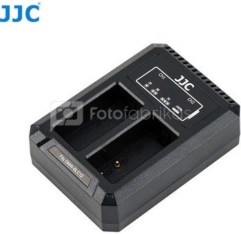 JJC Panasonic DCH BLC12 USB Dual Battery Charger (DMW BLC12, Sigma BP 51, Leica BP DC12)