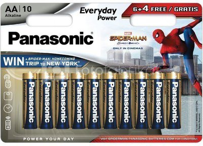 Panasonic Everyday Power battery LR6EPS/10BW (6+4) S-M