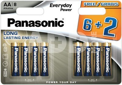 Panasonic Everyday Power battery LR6EPS/8B (6+2)