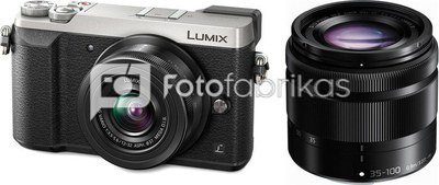 Panasonic Lumix DMC-GX80 + 12-32mm + 35-100mm Kit, silver