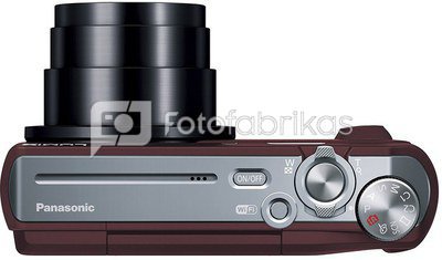 Skaitmeninis fotoaparatas PANASONIC Lumix DMC-TZ57 (Rudas)
