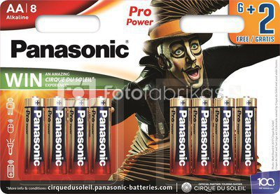 Panasonic Pro Power battery LR6PPG/8BW (6+2)