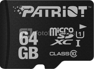 Patriot Karta MicroSDXC 64GB LX Series