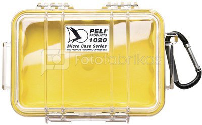 Peli Micro Case 1020 yellow / transparent