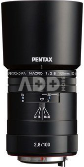 PENTAX HD D-FA 100MM MACRO F/2.8 ED AW BLACK