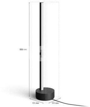 Philips Hue Gradient Signe table lamp, black