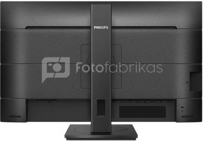 Philips LCD Monitor with USB-C 276B1/00 27 ", QHD, 2560 x 1440 pixels, IPS, 16:9, Black, 4 ms, 300 cd/m², W-LED system, 75 Hz, HDMI ports quantity 2