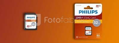 Philips SDHC Card 32GB Class 10 UHS-I U1
