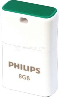 Philips USB 2.0 8GB Pico Edition Green