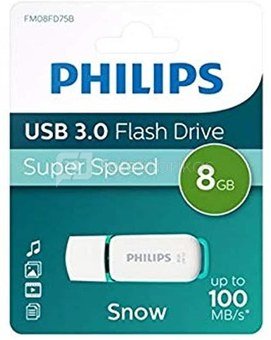 Philips USB 3.0 8GB Snow Edition Green