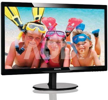 Philips V-line 246V5LHAB - LED monitor - 24" - 1920 x 1080 FullHD - 250 cd/m2 - 1000:1 - 10000000:1 (dynamic) - 5 ms - HDMI