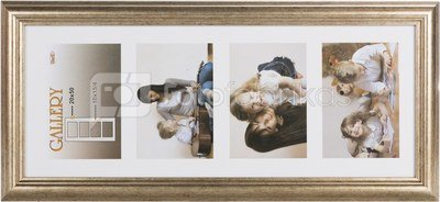 Photo frame Ema Gallery 20x50/4/10x15, bronze (VF3968)