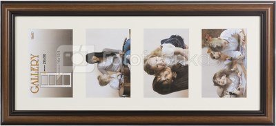 Photo frame Ema Gallery 20x50/4/10x15, brown (VF3969)
