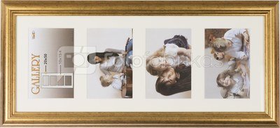 Photo frame Ema Gallery 20x50/4/10x15, gold (VF3967)