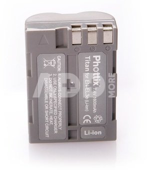 Baterija Phottix TITAN EN-EL3e 1600 mAh