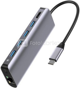 Platinet adapter USB-C 7in1 (45018)