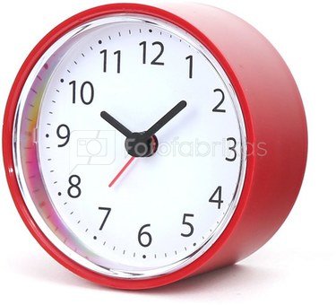Platinet alarm clock Sunday, red (43726)