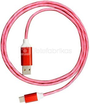 Platinet cable USB-A - Lightning LED 1m (45738)
