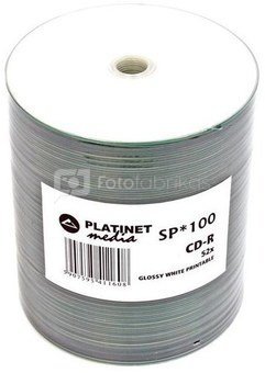 Platinet CD-R 700MB 52x Glossy Print 100шт