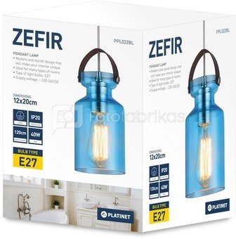 Platinet светильник на потолок Zefir PPL022BL (E27)