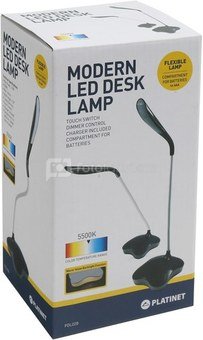 Platinet desk lamp PDL02B 4.5W, black (43601)