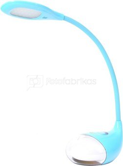 Platinet desk lamp PDLQ10 6W, blue (44349)