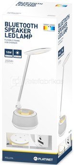 Platinet desk lamp with speaker & USB charger PDLU9A 18W (44123)