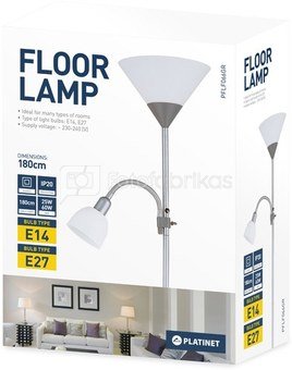 Platinet floor lamp PFLF066GR, grey
