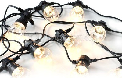 Platinet light bulb chain POLWT10Z LED 5m