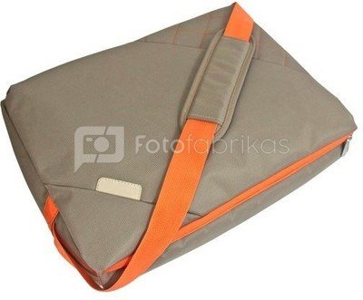 Platinet notebook bag 15.6" Messenger Collection, beige/orange (41730)