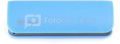 Platinet портативный аккумулятор Leather 2600mAh, синий (43405)