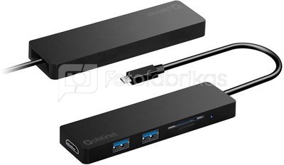 Platinet USB hub Multimedia 5in1 (45278)