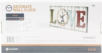 Platinet настенные часы Love (43817)