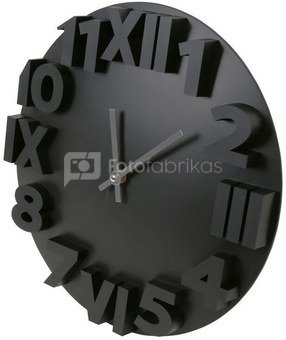 Platinet wall clock Modern, black (42985)