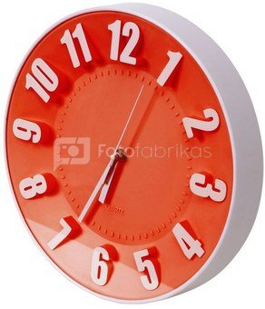 Platinet настенные часы, красные (42989)