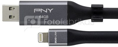 PNY Pendrive 64GB USB3.0 Duo-Link Apple P-FDI64GLA02GC-RB