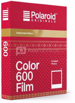 POLAROID ORIGINALS COLOR FILM 600 FESTIVE RED ED.