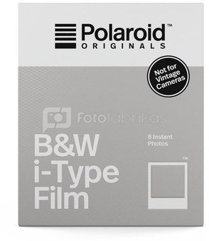 Polaroid Originals Fotoplokštelės B&W I-TYPE (8 plokštelės)