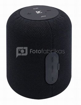 Gembird SPK-BT-15-BK Portable Bluetooth speaker, Wireless, 5 W, 1200 mAh, Black