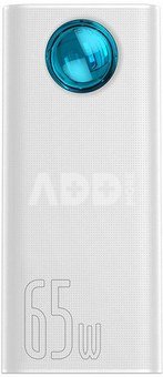 Powerbank Baseus Amblight 30000mAh, 4xUSB, USB-C, 65W (white)