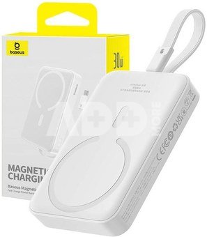 Powerbank Baseus Magnetic Mini 10000mAh 30W MagSafe (white)