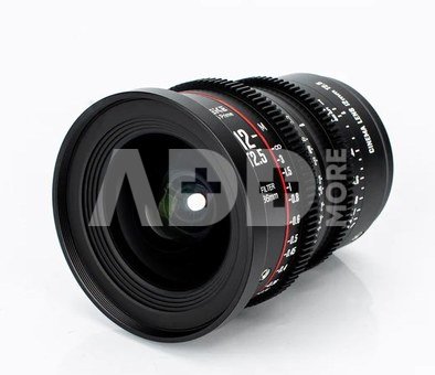 Prime 12mm T2.5 Cine Lens for Super 35 Frame Cinema Camera System PL