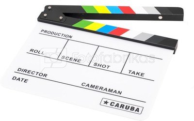 Caruba Professionele Director Clapper white/Color (whiteboard stift)