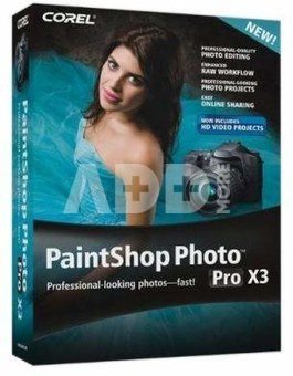 Programinė įranga COREL Paint Shop Pro X3