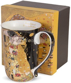 Puodelis arbatai Klimt paveikslo Bučinys motyvais 12x12,5x8,5 cm 130955