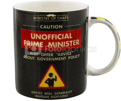 Puodelis "Unoffical Prime Minister" H:9 W:12 D:8 cm HM1028