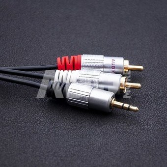 Qoltec Cable 2xRCA Mini Jack 3.5mm