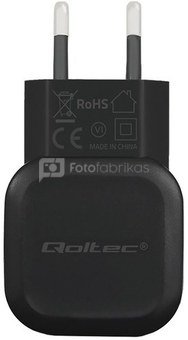 Qoltec Network Charger 12W | 5V | 2.4A | USB