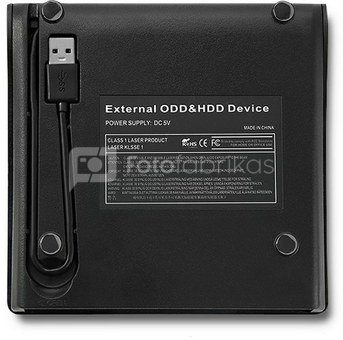 Qoltec Optical Drive Case USB 3.0 12.7mm SATA